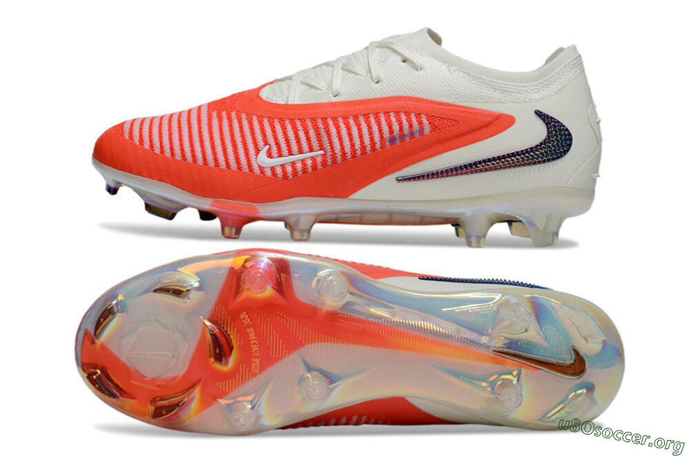 Nike Phantom 6 Elite Low FG Football Boots - Red/White/Black 1