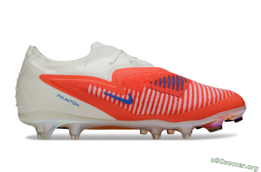 Nike Phantom 6 Elite Low FG Football Boots - Red/White/Black 7