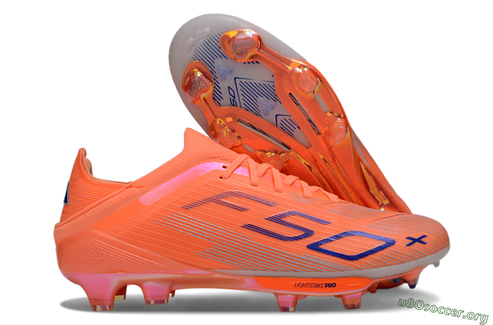Adidas F50 Elite FG Football Boots - Red/Blue/Silver 2