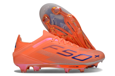 Adidas F50 Elite FG Football Boots - Red/Blue/Silver
