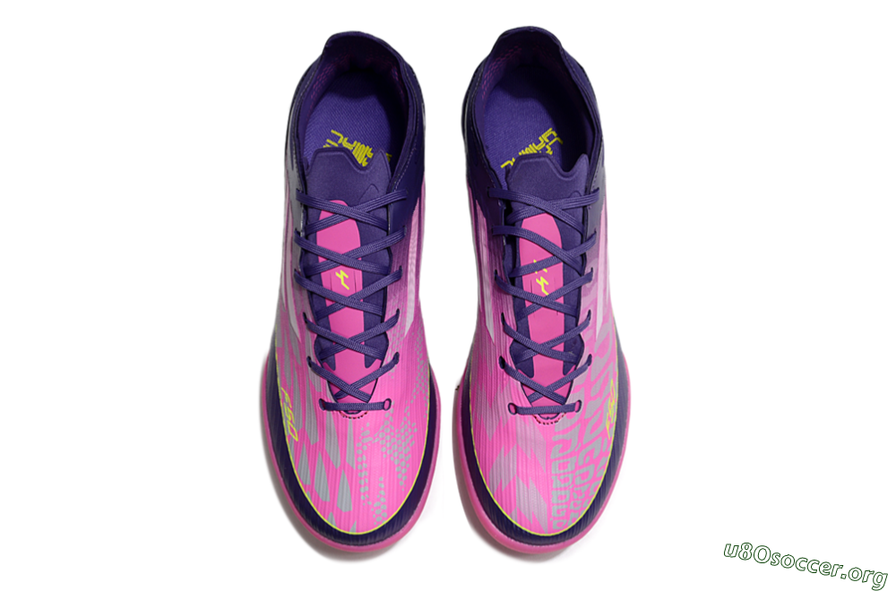 Adidas F50 Elite TF Football Shoes - Pink/Purple/Yellow 4