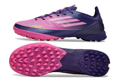 Adidas F50 Elite TF Football Shoes - Pink/Purple/Yellow