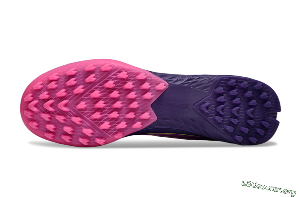 Adidas F50 Elite TF Football Shoes - Pink/Purple/Yellow 6