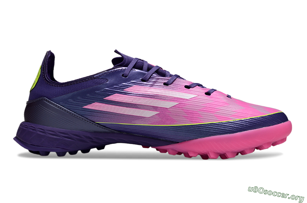 Adidas F50 Elite TF Football Shoes - Pink/Purple/Yellow 7