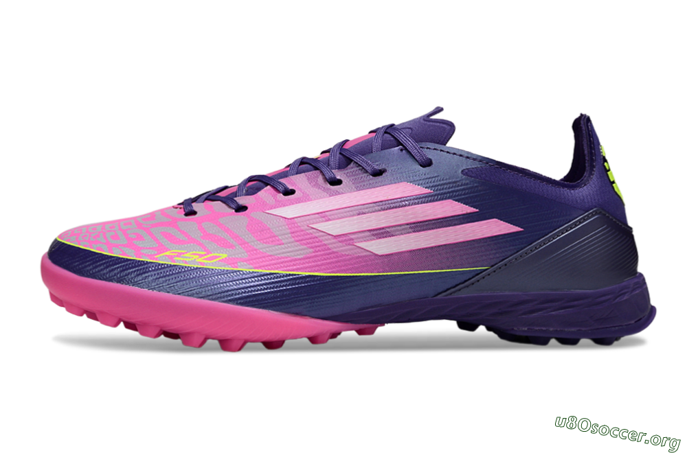 Adidas F50 Elite TF Football Shoes - Pink/Purple/Yellow 3