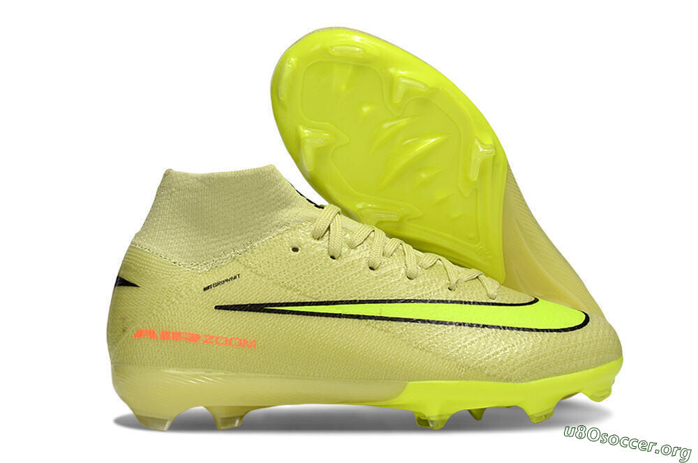 Nike Air Zoom Mercurial Superfly 10 Elite FG Football Boots - Yellow/Black/Red 2
