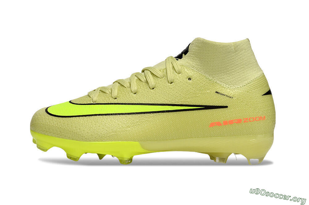 Nike Air Zoom Mercurial Superfly 10 Elite FG Football Boots - Yellow/Black/Red 3