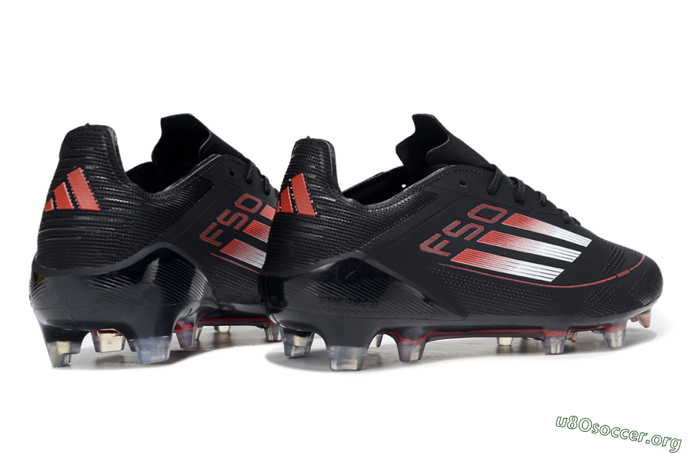 Adidas F50 Elite FG Football Boots - Black/Silver/Red 6