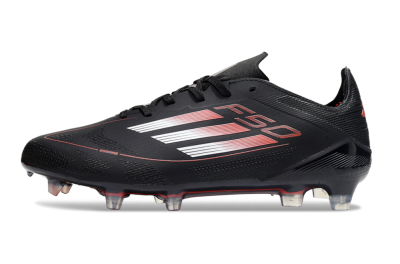 Adidas F50 Elite FG Football Boots - Black/Silver/Red