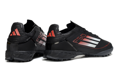 Adidas F50 Elite TF Football Shoes - Black/Silver/Red