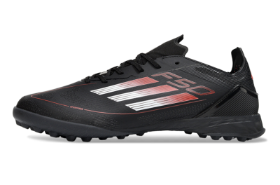 Adidas F50 Elite TF Football Shoes - Black/Silver/Red