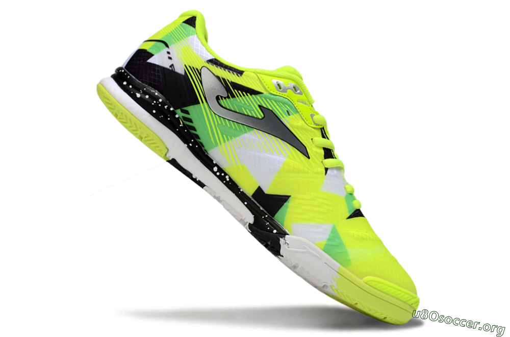 Joma Top Flex IC Football Shoes - Yellow/Silver/Black 4