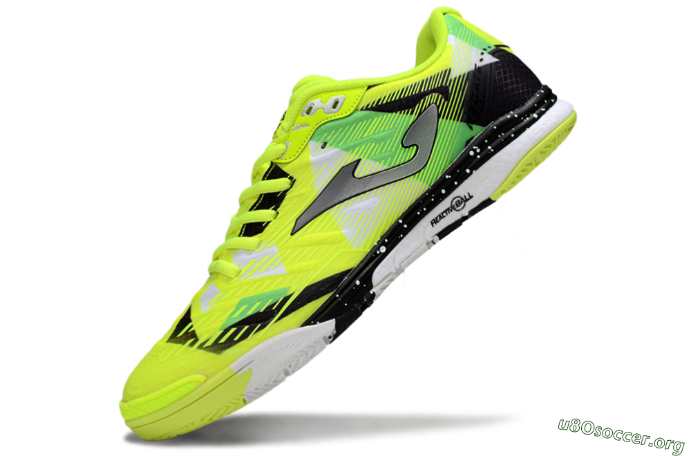 Joma Top Flex IC Football Shoes - Yellow/Silver/Black 5