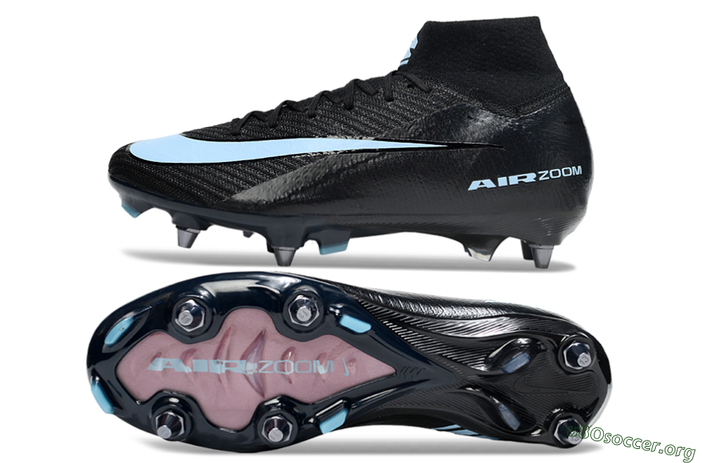 Nike Air Zoom Mercurial Superfly 10 Elite SG Football Boots - Black/Jade 1