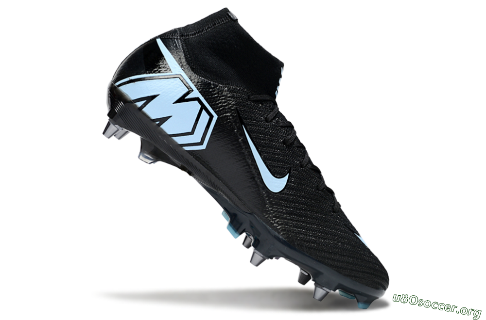Nike Air Zoom Mercurial Superfly 10 Elite SG Football Boots - Black/Jade 4