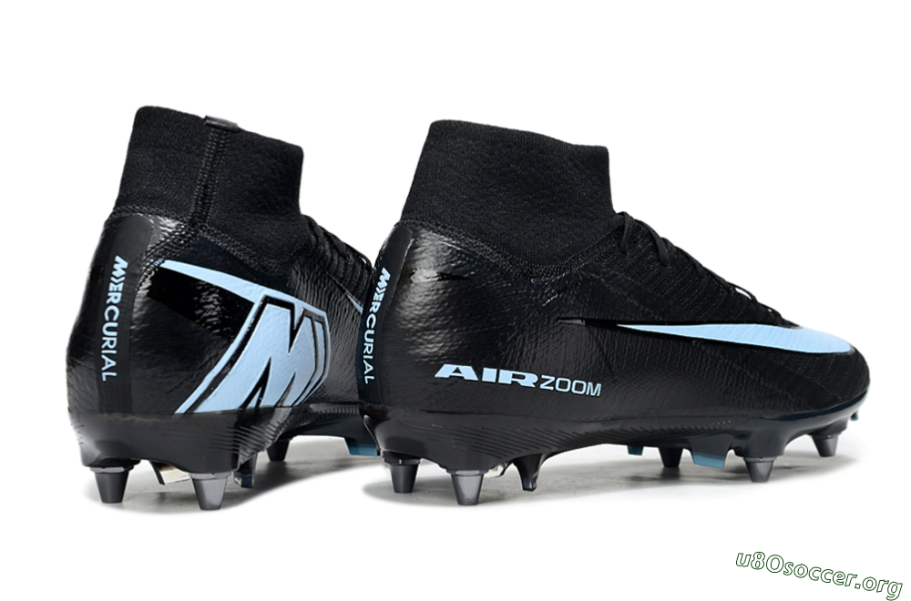 Nike Air Zoom Mercurial Superfly 10 Elite SG Football Boots - Black/Jade 6