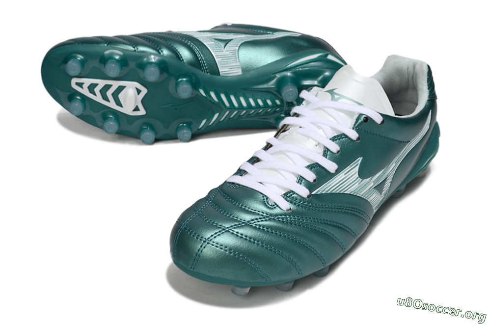 Mizuno Morelia Neo 4 FG Football Boots - Green/White 0