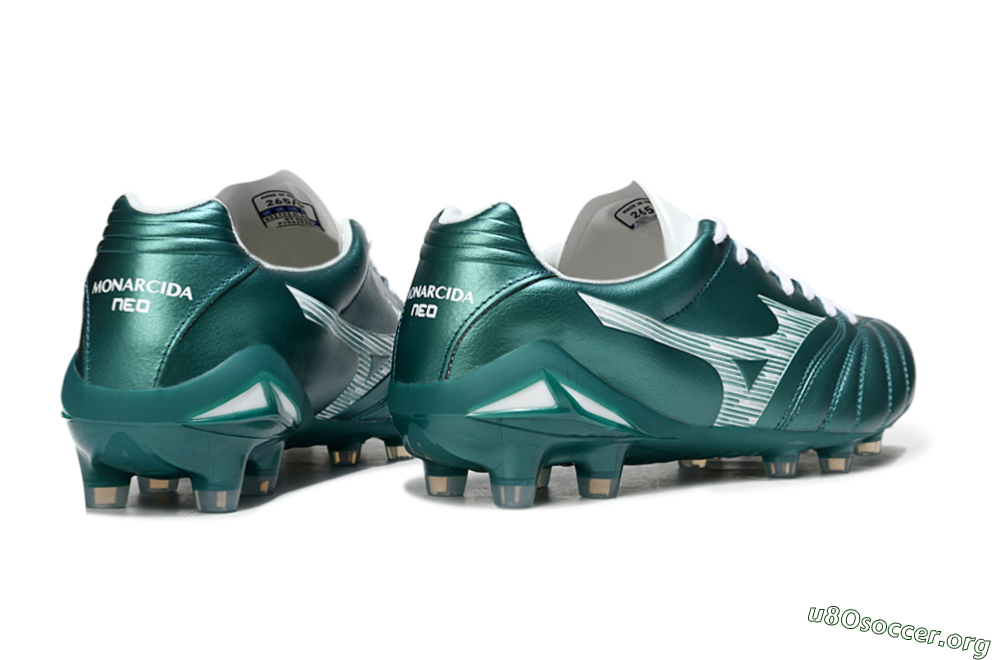 Mizuno Morelia Neo 4 FG Football Boots - Green/White 6