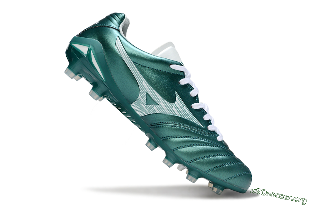 Mizuno Morelia Neo 4 FG Football Boots - Green/White 4