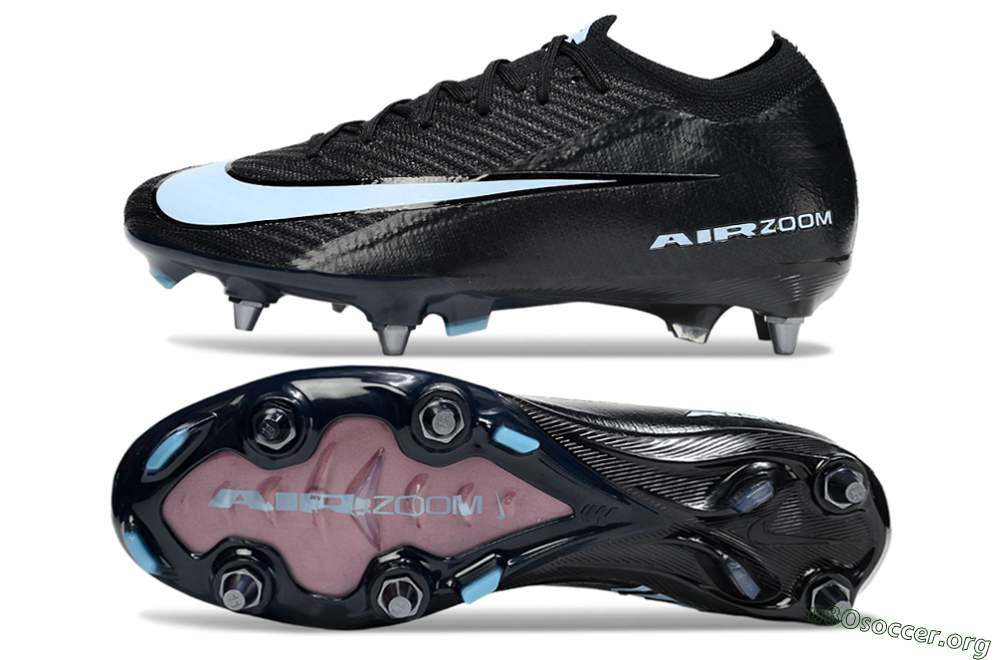 Nike Air Zoom Mercurial Vapor 16 Elite SG Football Boots - Black/Jade 1