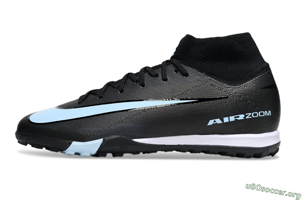 Nike Air Zoom Mercurial Superfly 10 Elite TF Football Shoes - Black/Jade/White 3