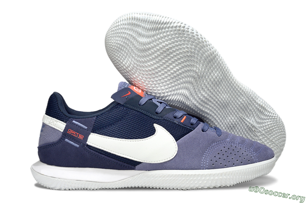 Nike Street Gato IC Football Shoes - Purple/Blue/White 2