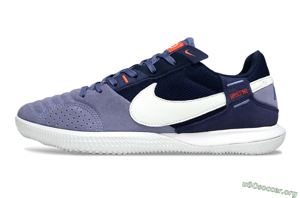 Nike Street Gato IC Football Shoes - Purple/Blue/White 3