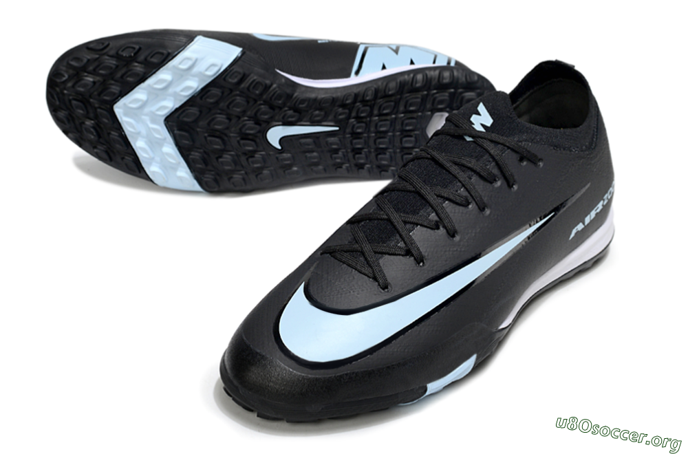 Nike Air Zoom Mercurial Vapor 16 Elite TF Football Shoes - Black/Jade/White 0