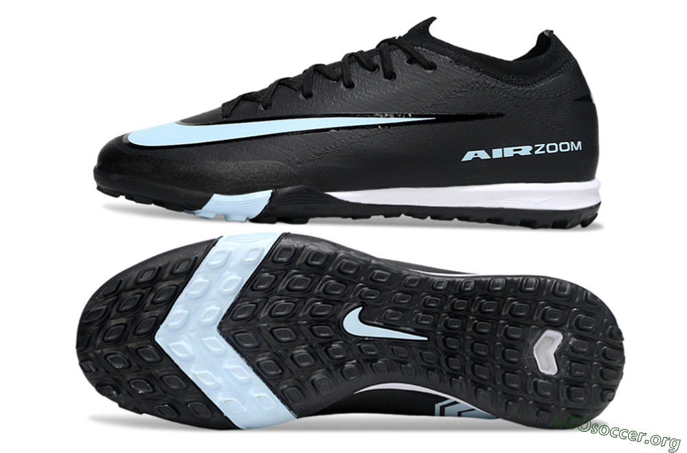 Nike Air Zoom Mercurial Vapor 16 Elite TF Football Shoes - Black/Jade/White 1