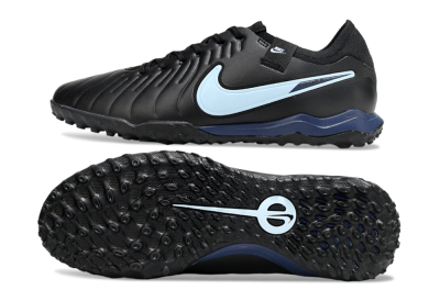 Nike Tiempo Legend 10 Pro TF Football Shoes - Black/Jade/Blue