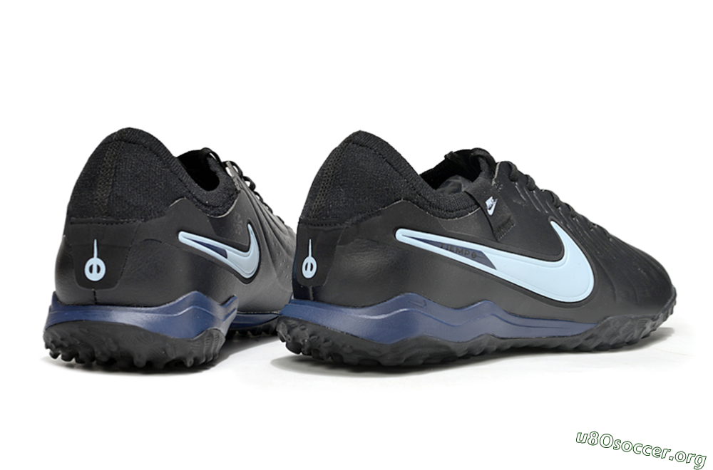 Nike Tiempo Legend 10 Pro TF Football Shoes - Black/Jade/Blue 6