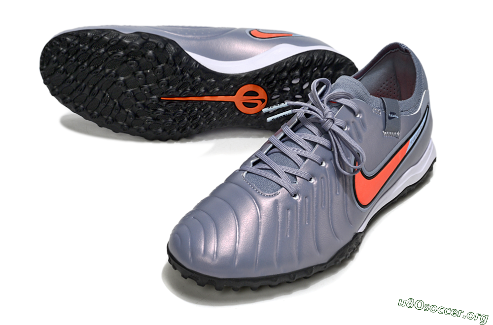 Nike Tiempo Legend 10 Pro TF Football Shoes - Blue/Jade/Red 0