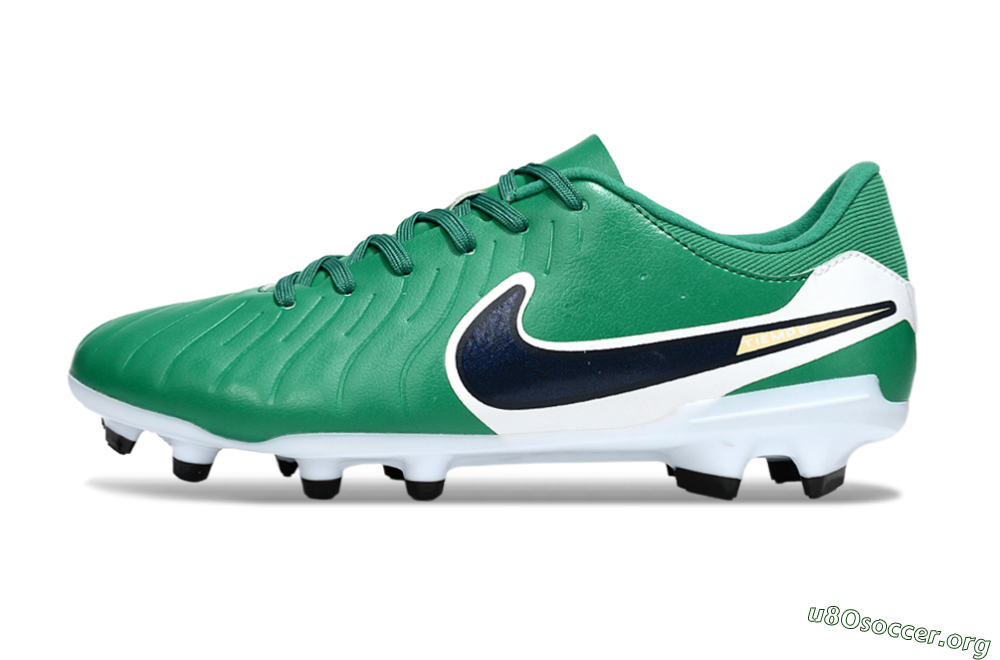 Nike Tiempo Legend 10 Academy FG Football Boots - Green/Blue/Yellow 3