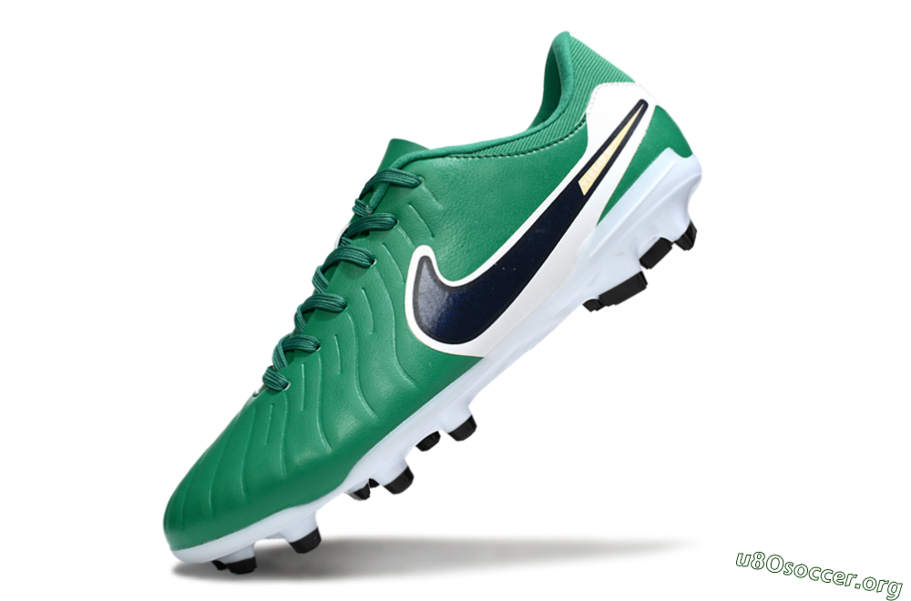 Nike Tiempo Legend 10 Academy FG Football Boots - Green/Blue/Yellow 5