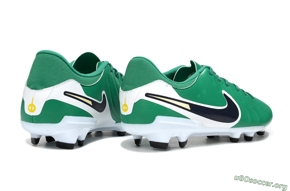 Nike Tiempo Legend 10 Academy FG Football Boots - Green/Blue/Yellow 6