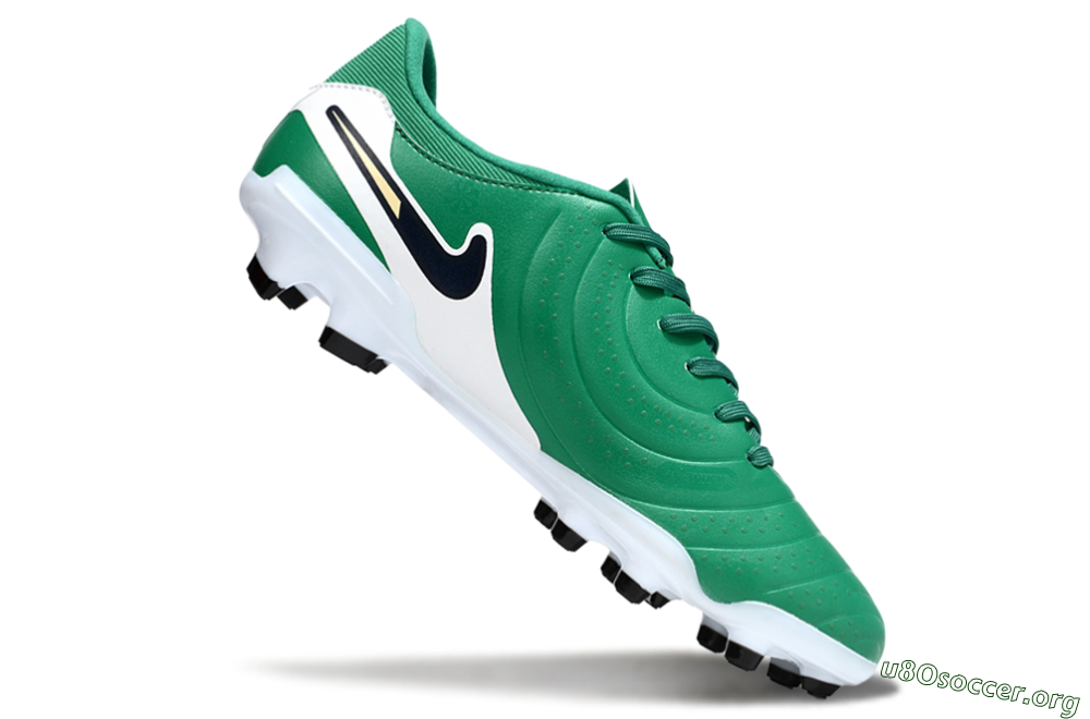 Nike Tiempo Legend 10 Academy FG Football Boots - Green/Blue/Yellow 4