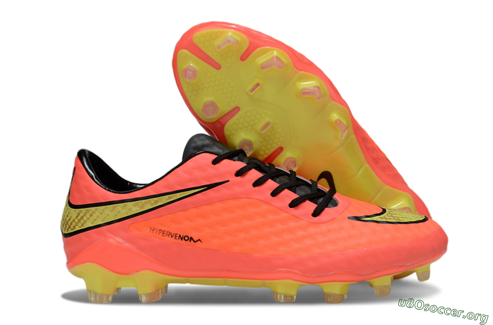 Nike Hypervenom Phantom FG Football Boots - Red/Yellow/Black 2