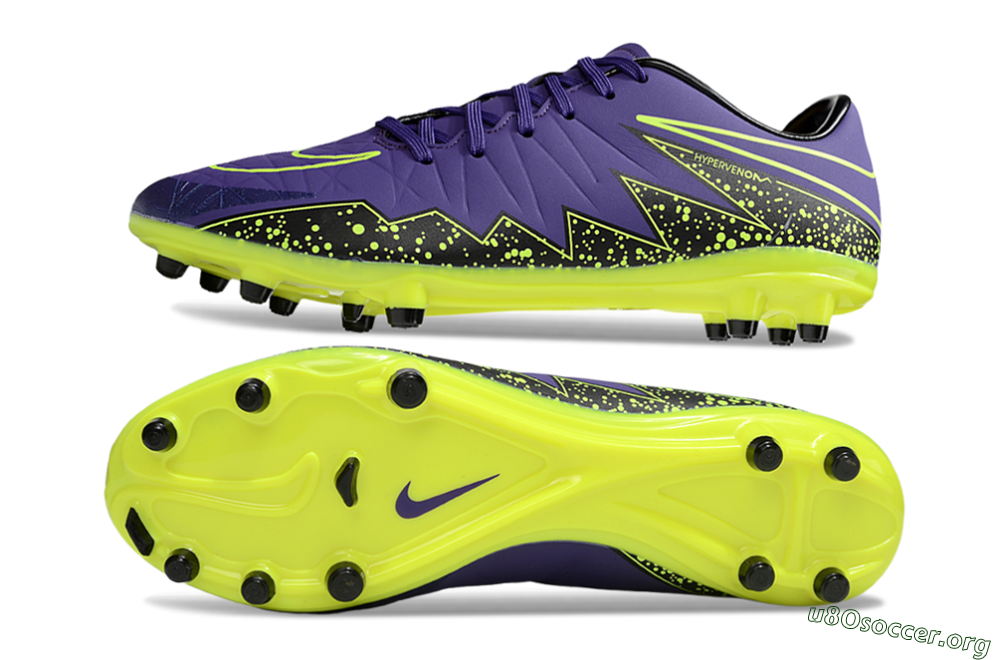 Nike Hypervenom Phantom II FG Football Boots - Blue/Black/Yellow 1