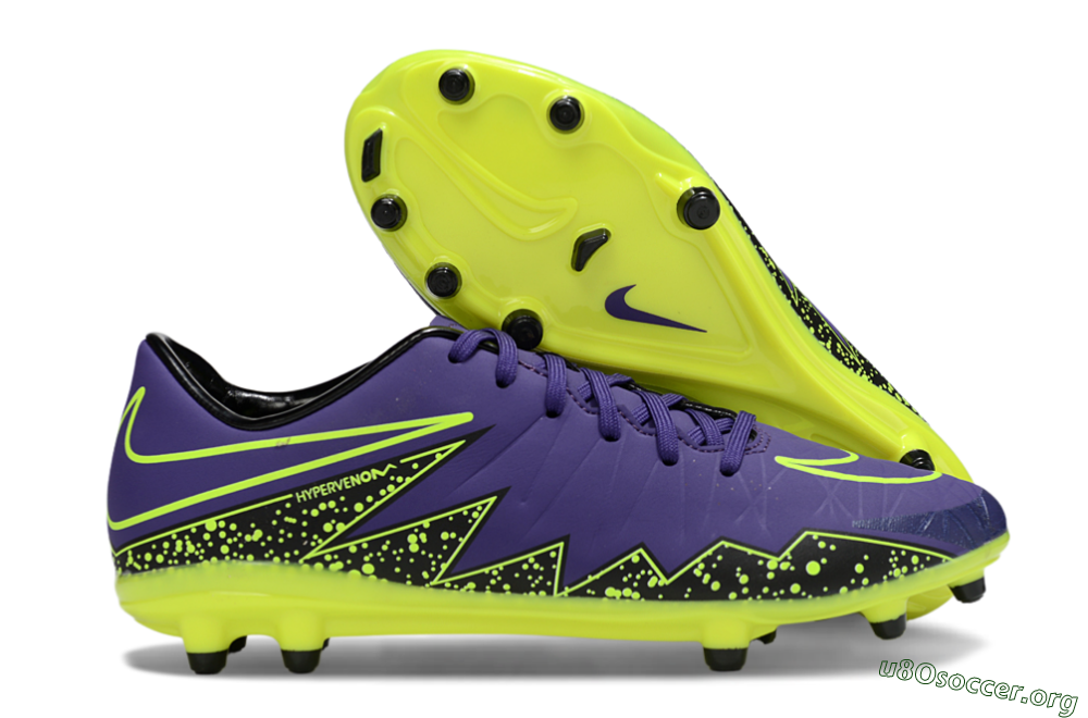 Nike Hypervenom Phantom II FG Football Boots - Blue/Black/Yellow 2