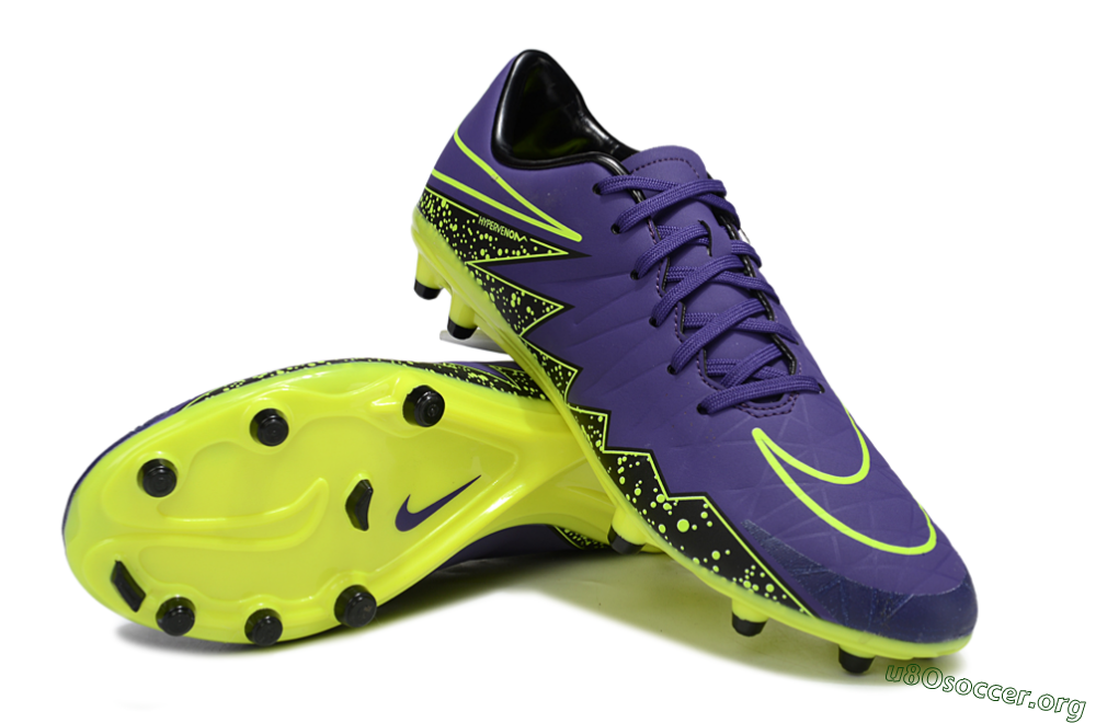 Nike Hypervenom Phantom II FG Football Boots - Blue/Black/Yellow 0