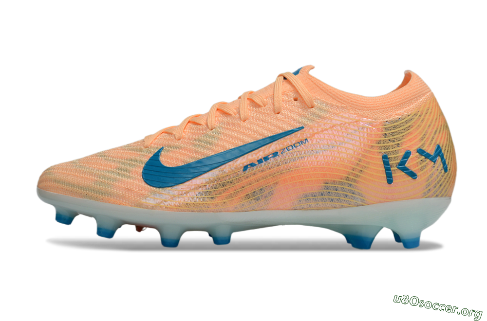 Nike Air Zoom Mercurial Vapor 16 Elite AG Football Boots - Pink/Blue/Yellow 3