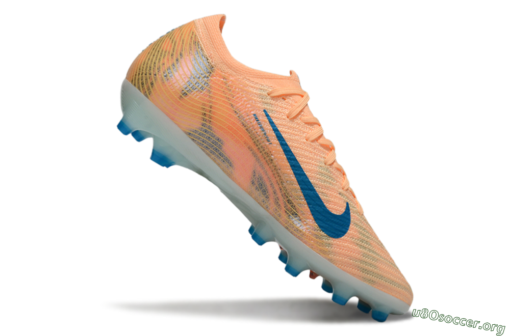 Nike Air Zoom Mercurial Vapor 16 Elite AG Football Boots - Pink/Blue/Yellow 4