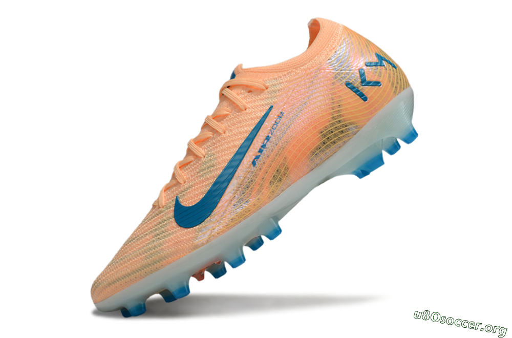 Nike Air Zoom Mercurial Vapor 16 Elite AG Football Boots - Pink/Blue/Yellow 5