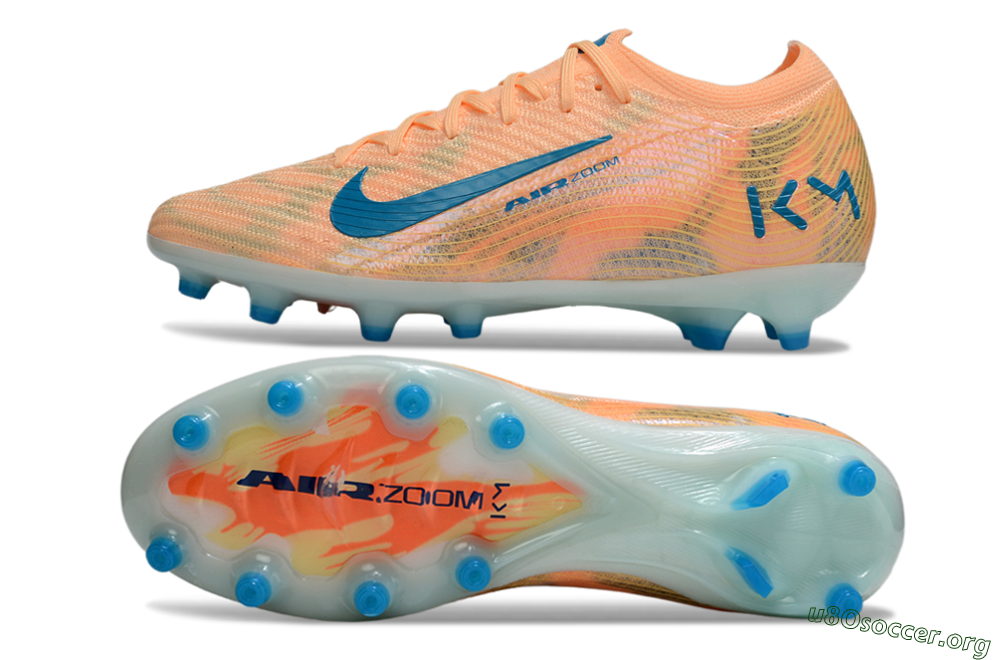 Nike Air Zoom Mercurial Vapor 16 Elite AG Football Boots - Pink/Blue/Yellow 1