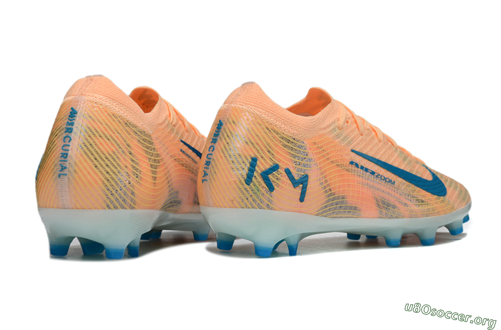Nike Air Zoom Mercurial Vapor 16 Elite AG Football Boots - Pink/Blue/Yellow 6