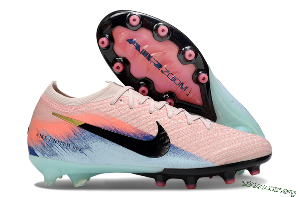 Nike Air Zoom Mercurial Vapor 16 Elite AG Football Boots - Pink/Black/Jade 2
