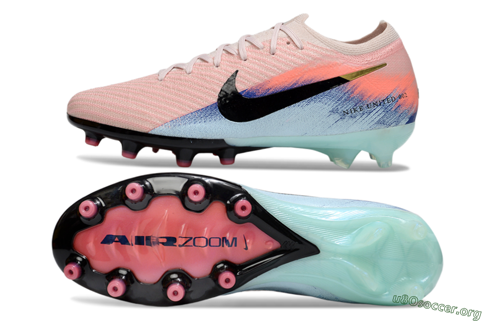 Nike Air Zoom Mercurial Vapor 16 Elite AG Football Boots - Pink/Black/Jade 1