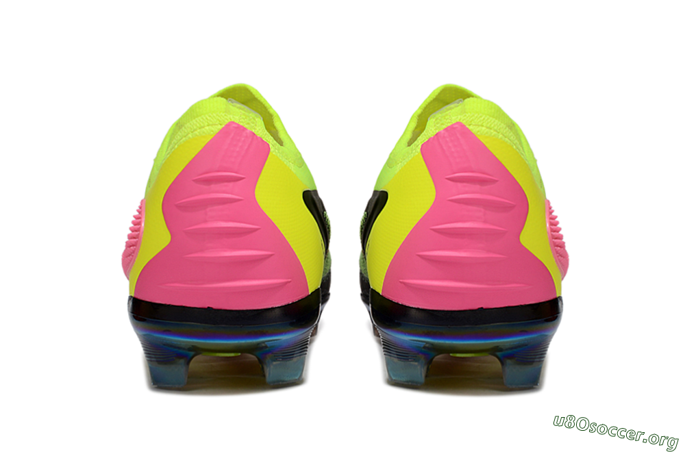 Nike Phantom 6 Elite Low FG Football Boots - Yellow/Black/Pink 4