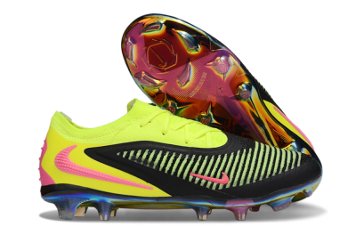 Nike Phantom 6 Elite Low FG Football Boots - Yellow/Black/Pink
