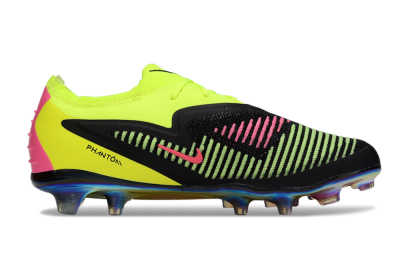 Nike Phantom 6 Elite Low FG Football Boots - Yellow/Black/Pink